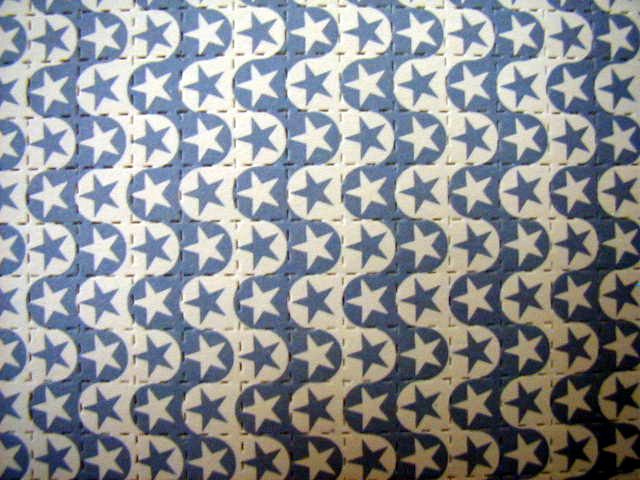 Blue & White Stars